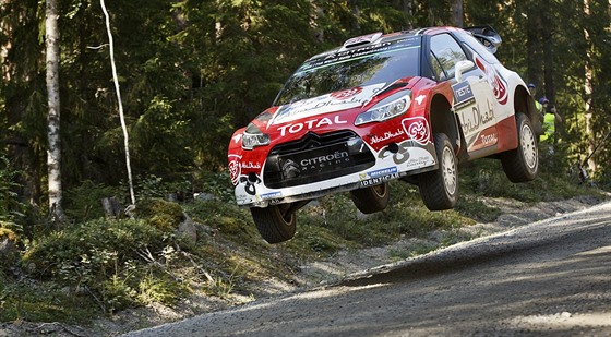 Kris Meeke v 1. etap Finské rallye