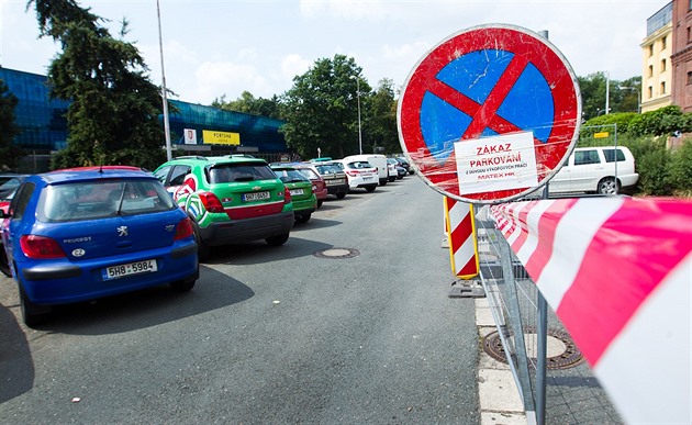 Oprava horkovodu uzave od 1. srpna 2016 poslední bezplatné parkovit v centru...