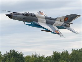 Letoun MiG-21 LanceR rumunských vzduných sil