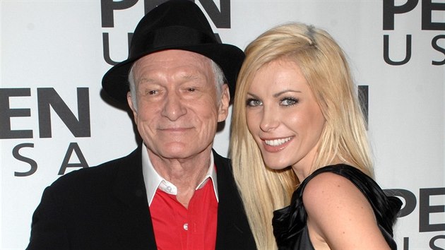 Hugh Hefner a Crystal Hefnerov