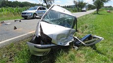 Nehoda mezi Srbicemi a Hlohovčicemi. (19. července 2016) Nehoda mezi Srbicemi a Hlohovčicemi. (19. července 2016)