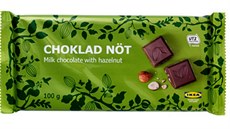Jedna ze stahovaných čokolád - oříšková Choklad Nöt. Jedna ze stahovaných čokolád - oříšková Choklad Nöt.