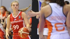 Česká juniorská reprezentantka Tereza Zítková v utkání s Nizozemím. Česká juniorská reprezentantka Tereza Zítková v utkání s Nizozemím.