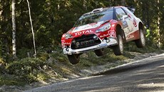 Kris Meeke v 1. etapě Finské rallye Kris Meeke v 1. etapě Finské rallye