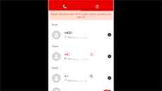 Aplikace Wi-Fi volání operátora Vodafone