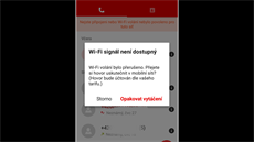 Aplikace Wi-Fi volání operátora Vodafone