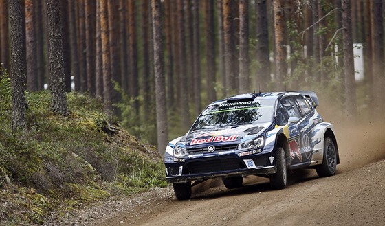 Sebastien Ogier pi Finské rallye