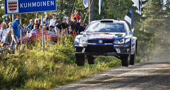 Sebastien Ogier pi Finské rallye