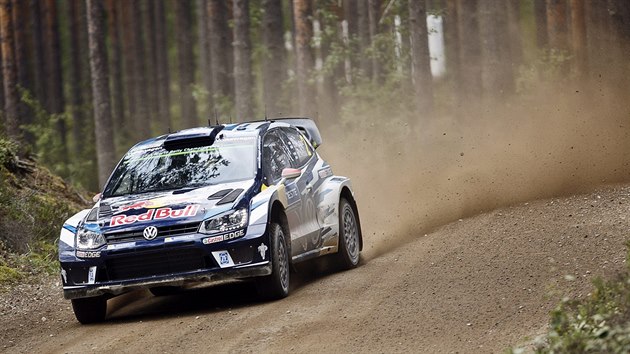 Jari-Matti Latvala pi Finsk rallye