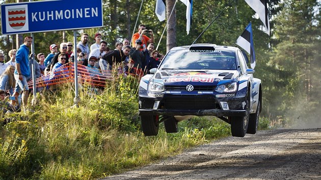 Sebastien Ogier pi Finsk rallye