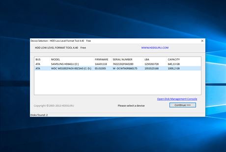 HDD Low Level Format Tool