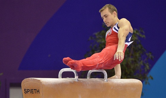 David Jessen se pipravuje na gymnastick zvody v Riu.