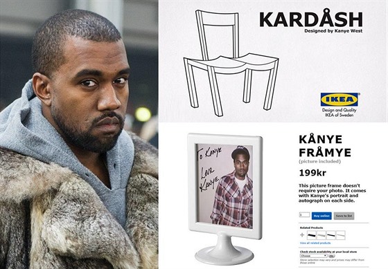 Kanye West chce navrhovat nábytek, lidé na internetu se mu posmívají.