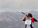 eský stelec David Kostelecký pi olympijské kvalifikaci v Riu. (8. srpna 2016)