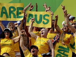 RAGBY BAVÍ. I NA OLYMPIÁD. Australtí fanouci patili v Riu mezi ty...