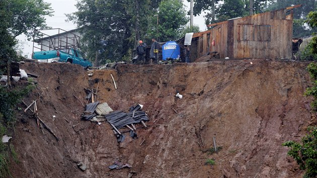 Sesuvy pdy v Mexiku si vydaly na tyi destky obt (7.8.2016)