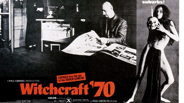 Plakt na film Witchcraft 70, ve kterm si LaVey zahrl a pedvedl nkolik satanistickch ritul.