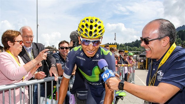 Nairo Quintana ped startem 20. etapy