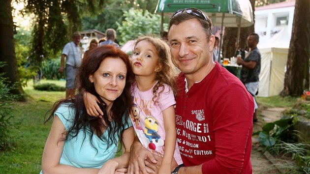Marek Dvok s rodinou (29. ervence 2016)