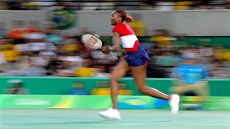 Americká tenistka Venus Williamsová prohrála úvodní olympijské utkání s...