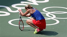 eská tenistka Petra Kvitová je ve tvrtfinále olympijské dvouhry. Ve tísetové...