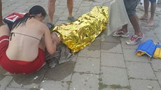 Pro mladíka, který spadl na wakeboardovém vleku na Brněnské přehradě, museli... Pro mladíka, který spadl na wakeboardovém vleku na Brněnské přehradě, museli...