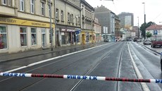 Překopnutí plynovodu v Sokolovské (5.8.2016). Překopnutí plynovodu v Sokolovské (5.8.2016).