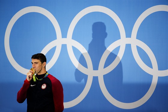 Michael Phelps vyhrál dvoustovku motýlek na olympijských hrách v Riu a získal...