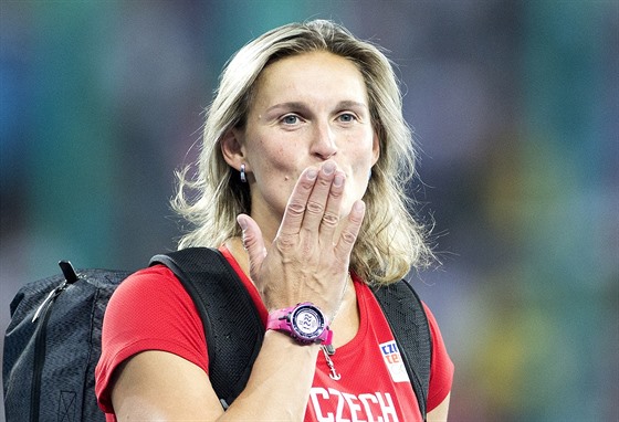 Otpaka Barbora potáková ve finále olympijského závodu v Rio de Janeiru. (19. srpna 2016)
