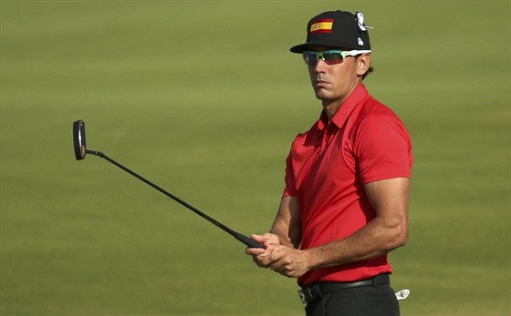 Rafael Cabrera-Bello v prvním kole olympijského turnaje golfist v Riu.