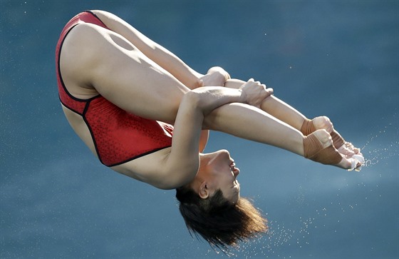 íanka ' Tching-mao je olympijskou vítzkou ve skocích do vody z tímetrového...