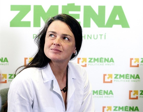 Lídr Zmny Zuzana Kocumová.