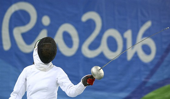 Moderní ptibojaka Barbora Kodedová ermuje na olympiád v Riu.