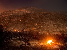 KALIFORNSKÝ MORDOR. Doutnající park Lytle Creek Road, který leí severn od Los...