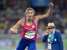Otpaka Barbora potáková v olympijském finále. (19. srpna 2016)