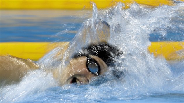 Americk plavkyn Katie Ledeck vytvoila na trati 800 m voln zpsob nov svtov rekord.