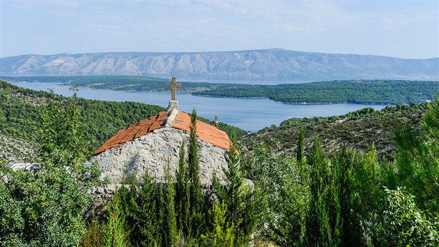 Pohled z ostrova Hvar