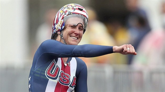 Zlatou olympijskou medaili v ensk asovce vybojovala Amerianka  Kristin Armstrongov. (10. srpna 2016)