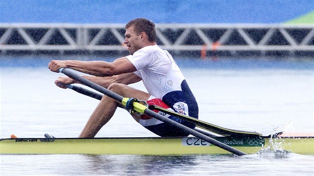 esk skifa Ondej Synek s pehledem postoupil do olympijskho finle. (12. srpna 2016)