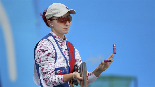 esk skeetaka Libue Jahodov pi olympijsk kvalifikaci v Riu. (12. srpna...