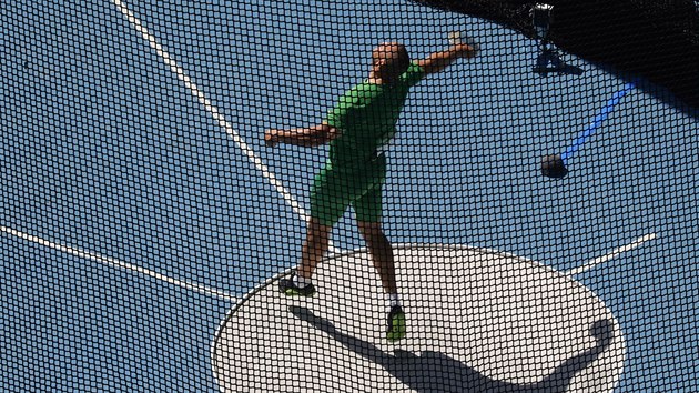 Maarsk diska Zoltan Kovago v olympijskm finle v Riu. (13. srpna 2016)