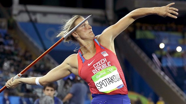 Barbora potkov v olympijskm finle otpu v Riu. (19. srpna 2016)