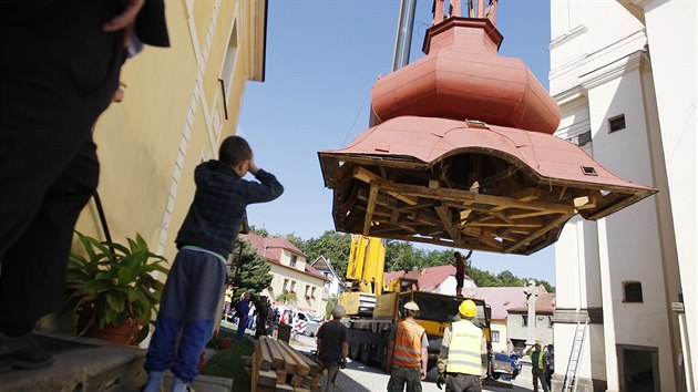 Snen stechy z ve kostela v Brtnici na Jihlavsku.