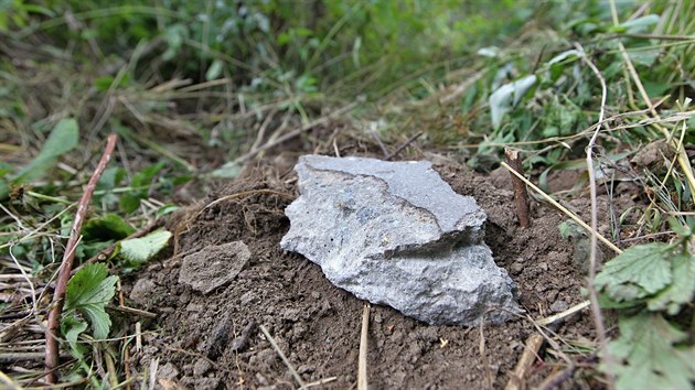 Betonov blok, kter se ze skldky suti na cyklostezku ztil, firma okamit odklidila. Stle jsou vak na stezce a v jejm okol patrn kody, kter pd tkho pedmtu z destek metr zpsobil.