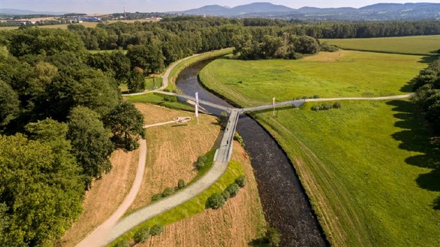 Vizualizace mostu v Trojzem.