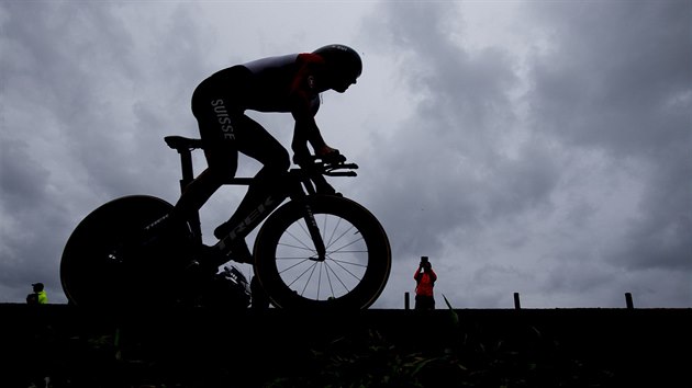 vcarsk cyklista Fabian Cancellara zvtzil v olympijsk asovce. (10. srpna...