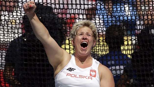Polsk kladivka Anita Wlodarczykov zlepila v olympijskm finle vlastn...