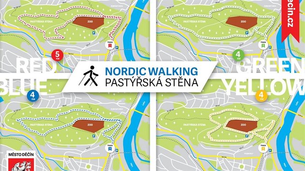 Trasy pro nordic walking v Dn.