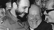 Fidel Castro se sovtským vdcem Nikitou Chruovem (20. záí 1960)