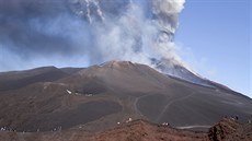 Sicilská sopka Etna